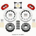 Wilwood Narrow Superlite 4R RearTruck Kit 14.25in Red 2012-Up Ford F150 (6 lug)