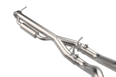 aFe 21-24 Ford F-150 Vulcan Series 3 IN to 3-1/2 IN Stainless Steel Cat-Back Exhaust System - Black