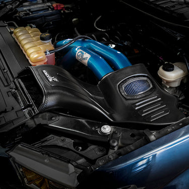 aFe Momentum XP Cold Air Intake System w/ Pro 5R Media Blue 15-19 Ford F-150 V8-5.0L