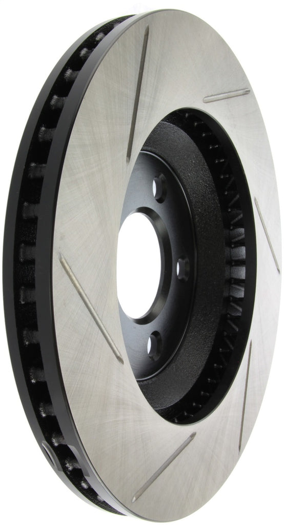 Stoptech - Brake Rotors - Slotted - StopTech Power Slot 05-10 Mustang GT V8-4.6L Front Left Slotted Rotor - Anything Coyote