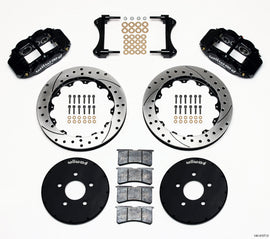 Wilwood - Big Brake Kits - Wilwood Narrow Superlite 6R Front Hat Kit 12.88in Drilled 1994-2004 Mustang - Anything Coyote