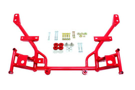 BMR Suspension - Crossmembers - BMR 05-14 S197 Mustang K-Member w/ 1/2in Lowered Motor Mounts and STD. Rack Mounts - Red - Anything Coyote