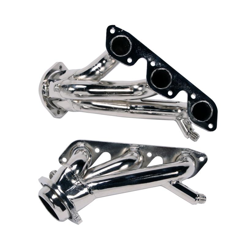 BBK - Headers & Manifolds - BBK 99-04 Mustang V6 Shorty Tuned Length Exhaust Headers - 1-5/8 Chrome - Anything Coyote