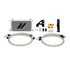 Mishimoto - Oil Coolers - Mishimoto 15 Subaru STI Thermostatic Oil Cooler Kit - Silver - Anything Coyote