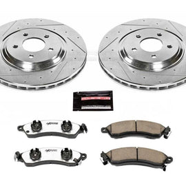 PowerStop - Brake Kits - Performance D&S - Power Stop 94-99 Ford Mustang Front Z26 Street Warrior Brake Kit - Anything Coyote