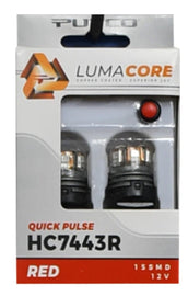Putco - Tail Lights - Putco LumaCore 7443 Red - Pair (x3 Strobe w/ Bright Stop) - Anything Coyote
