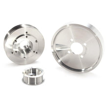 Load image into Gallery viewer, BBK - Pulleys - Crank, Underdrive - BBK 02-04 Mustang 4.6 GT Underdrive Pulley Kit - Lightweight CNC Billet Aluminum (3pc) - Anything Coyote