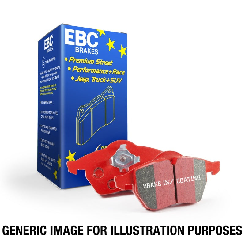 EBC - Brake Pads - Performance - EBC 15+ Ford Mustang 5.0 Performance Pkg Redstuff Front Brake Pads - Anything Coyote