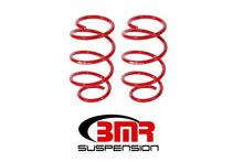 Load image into Gallery viewer, BMR Suspension - Lowering Springs - BMR 15-17 S550 Mustang Front Drag Version Lowering Springs - Red - Anything Coyote