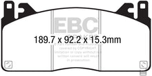 Load image into Gallery viewer, EBC - Brake Pads - Performance - EBC 2015+ Ford Mustang (6th Gen) 5.2L (GT350) Shelby Redstuff Front Brake Pads - Anything Coyote