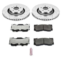 Load image into Gallery viewer, PowerStop - Brake Kits - Performance D&amp;S - Power Stop 15-19 Ford Mustang Front Z26 Street Warrior Brake Kit - Anything Coyote