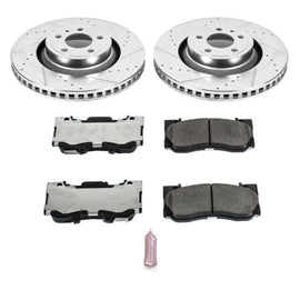 PowerStop - Brake Kits - Performance D&S - Power Stop 15-19 Ford Mustang Front Z26 Street Warrior Brake Kit - Anything Coyote