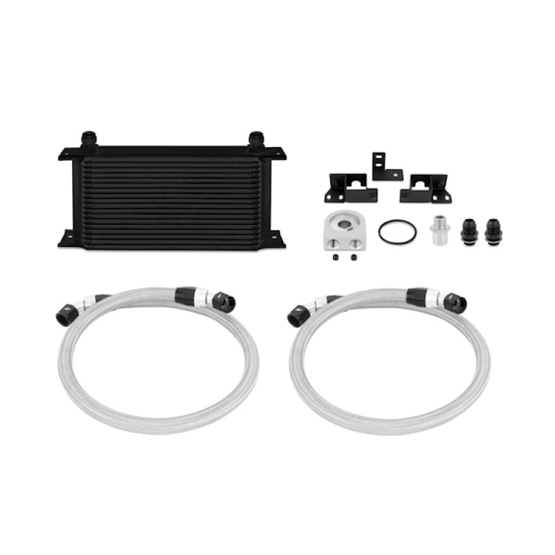 Mishimoto - Oil Coolers - Mishimoto 07-11 Jeep Wrangler JK Oil Cooler Kit - Silver - Anything Coyote