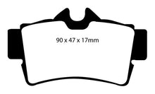 Load image into Gallery viewer, EBC - Brake Pads - Performance - EBC 94-98 Ford Mustang 3.8 Yellowstuff Rear Brake Pads - Anything Coyote