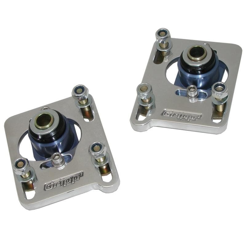 BBK - Shock Mounts & Camber Plates - BBK 94-04 Mustang Caster Camber Plate Kit - Silver Anodized Finish - Anything Coyote