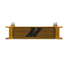 Load image into Gallery viewer, Mishimoto - Oil Coolers - Mishimoto Universal 10 Row Oil Cooler - Gold - Anything Coyote