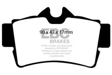 Load image into Gallery viewer, EBC - Brake Pads - Performance - EBC 94-98 Ford Mustang 3.8 Yellowstuff Rear Brake Pads - Anything Coyote
