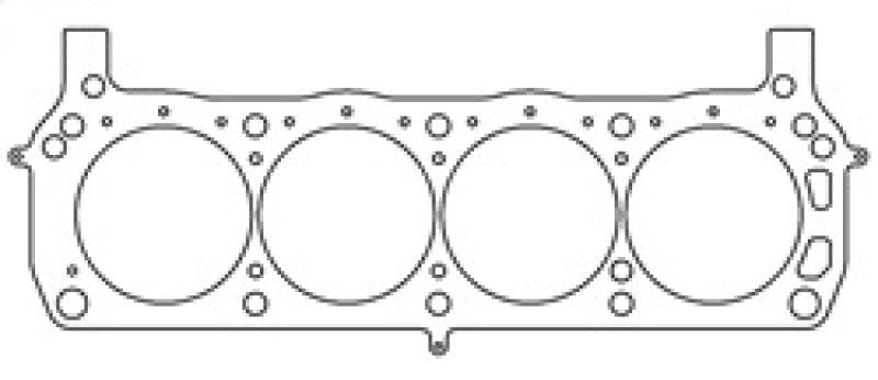 Cometic Gasket - Head Gaskets - Cometic Ford 289/302/351 4.060 inch Bore .040 inch MLS Headgasket (Non SVO) - Anything Coyote