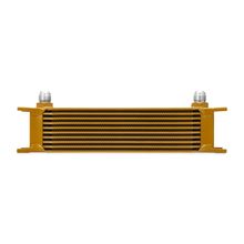 Load image into Gallery viewer, Mishimoto - Oil Coolers - Mishimoto Universal 10 Row Oil Cooler - Gold - Anything Coyote
