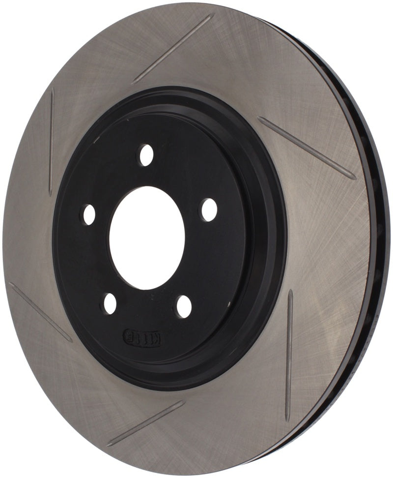 Stoptech - Brake Rotors - Slotted - StopTech Power Slot 94-04 Ford Mustang Front Right Slotted Rotor - Anything Coyote