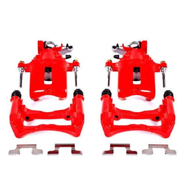 PowerStop - Brake Calipers - Perf - Power Stop 05-14 Ford Mustang Rear Red Calipers w/Brackets - Pair - Anything Coyote