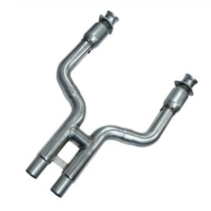 Kooks Headers - H Pipes - Kooks 11-14 Ford Shelby GT500 5.4L / 5.8L 4V 3in x 2 3/4in OEM Cat SS H-Pipe Kooks HDR Req - Anything Coyote