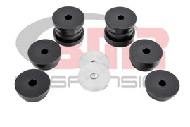 BMR Suspension - Differential Bushings - BMR 15-17 S550 Mustang Rear Cradle Bushing Kit (Delrin) - Black - Anything Coyote