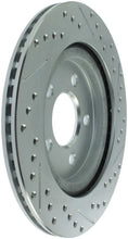 Load image into Gallery viewer, Stoptech - Brake Rotors - Slot &amp; Drilled - StopTech Select Sport 05-10 Ford Mustang GT Slotted and Drilled Rear Right Rotor - Anything Coyote