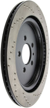Load image into Gallery viewer, Stoptech - Brake Rotors - Drilled - StopTech Premium High Carbon 13-14 Ford Mustang/Shelby GT500 Right Rear Disc Drilled Brake Rotor - Anything Coyote