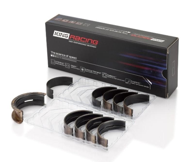 King Engine Bearings - Bearings - King Ford Mustang Prod 302 Coyote (Size STD) Performance Main Bearing Set - Anything Coyote