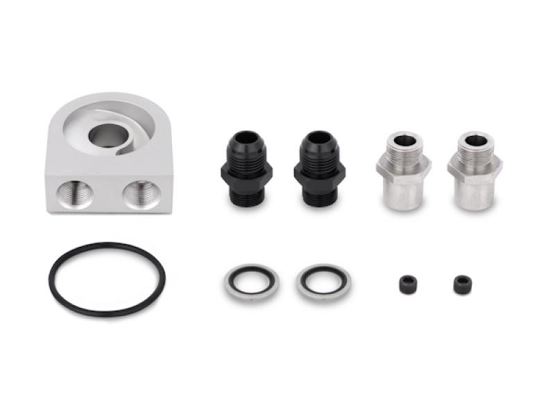 Mishimoto - Oil Coolers - Mishimoto Universal 19 Row Oil Cooler Kit - Black - Anything Coyote