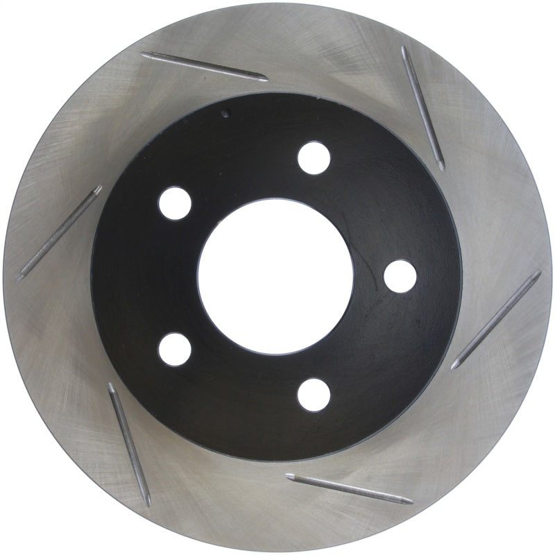 Stoptech - Brake Rotors - Slotted - StopTech Power Slot 94-02 Mustang (Excl Cobra) / 03-04 Mustang Base/GT Rear Left Slotted Rotor - Anything Coyote