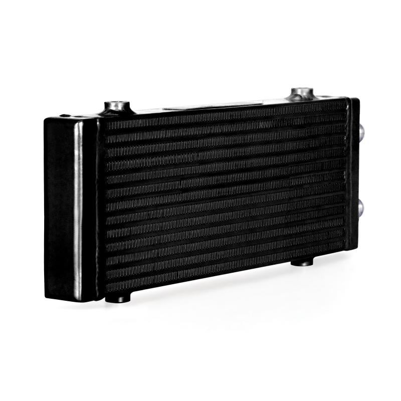 Mishimoto - Oil Coolers - Mishimoto Universal Medium Bar and Plate Dual Pass Black Oil Cooler - Anything Coyote