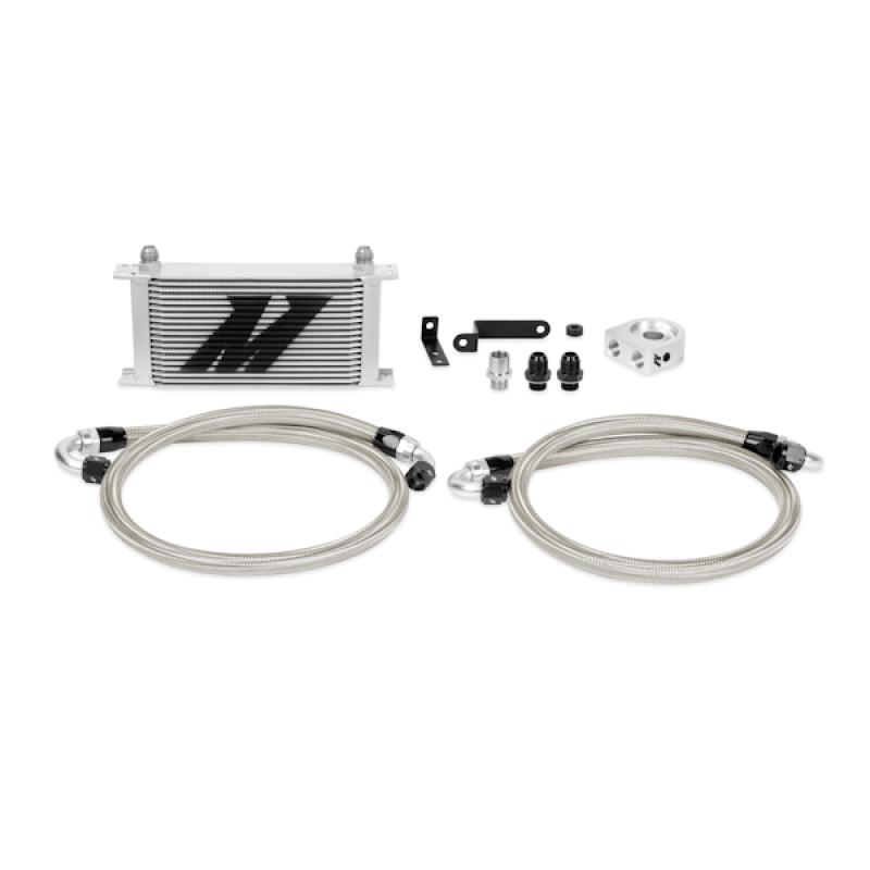 Mishimoto - Oil Coolers - Mishimoto 08-14 WRX/STi Oil Cooler Kit - Silver - Anything Coyote