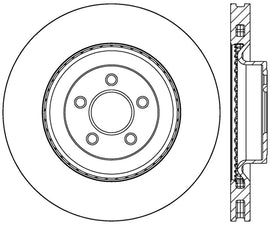 Stoptech - Brake Rotors - Slotted - StopTech 2015 Ford Mustang GT w/ Brembo Brakes Right Front Slotted Brake Rotor - Anything Coyote