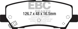 EBC - Brake Pads - Performance - EBC 15+ Ford Mustang 2.3 Turbo Redstuff Rear Brake Pads - Anything Coyote