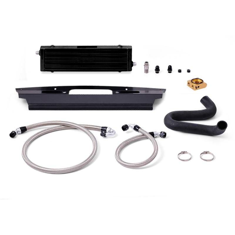 Mishimoto - Oil Coolers - Mishimoto 2015+ Ford Mustang GT Thermostatic Oil Cooler Kit - Black - Anything Coyote