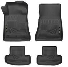 Load image into Gallery viewer, Husky Liners - Floor Mats - Rubber - Husky Liners 10-12 Ford Mustang WeatherBeater Combo Black Floor Liners - Anything Coyote