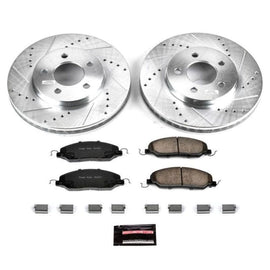 PowerStop - Brake Kits - Performance D&S - Power Stop 05-10 Ford Mustang Front Z23 Evolution Sport Brake Kit - Anything Coyote