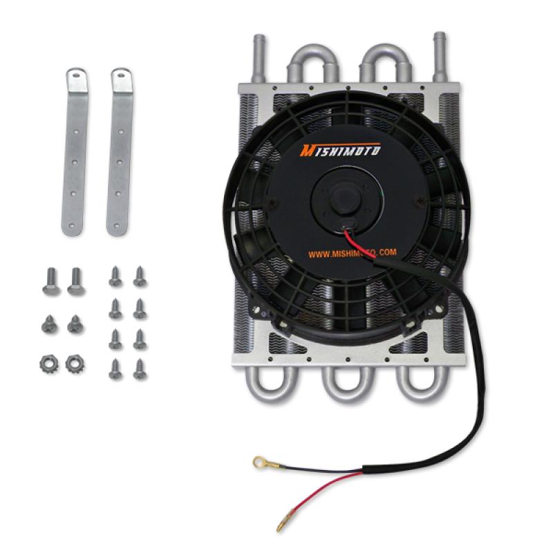 Mishimoto - Oil Coolers - Mishimoto Heavy Duty Transmission Cooler w/ Electric Fan - Anything Coyote