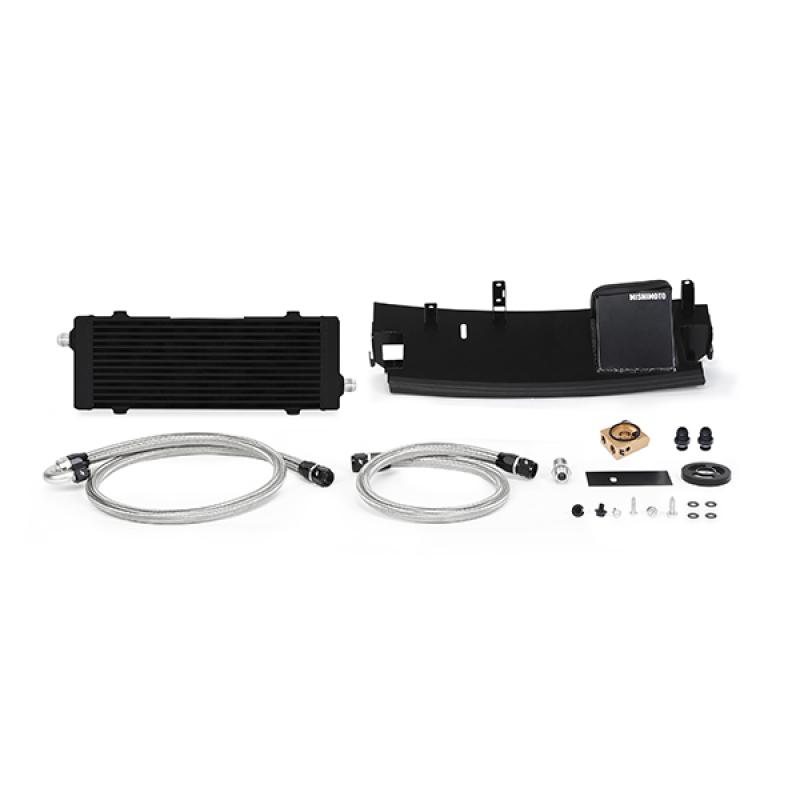Mishimoto - Oil Coolers - Mishimoto 2016+ Ford Focus RS Thermostatic Oil Cooler Kit - Black - Anything Coyote