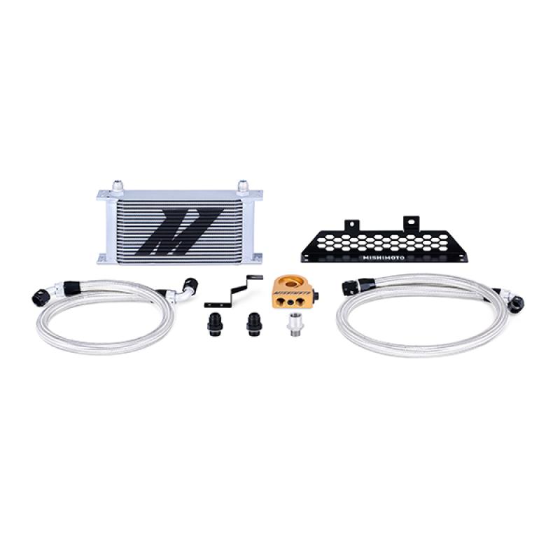 Mishimoto - Oil Coolers - Mishimoto 13+ Ford Focus ST Thermostatic Oil Cooler Kit - Silver - Anything Coyote