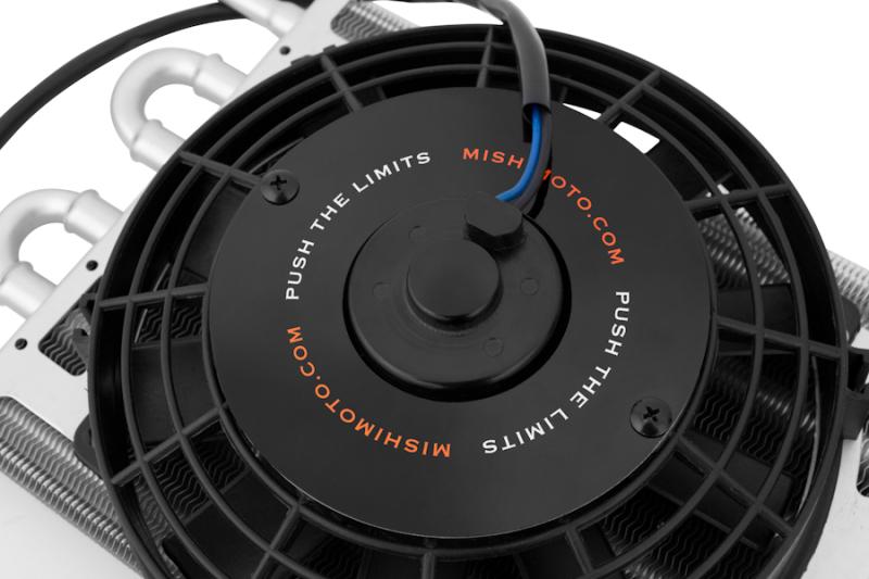 Mishimoto - Oil Coolers - Mishimoto Heavy Duty Transmission Cooler w/ Electric Fan - Anything Coyote