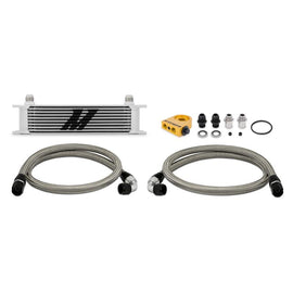 Mishimoto - Oil Coolers - Mishimoto Universal Thermostatic 10 Row Oil Cooler Kit - Silver - Anything Coyote