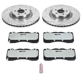 Power Stop 15-19 Ford Mustang Front Z26 Street Warrior Brake Kit