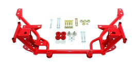 BMR Suspension - Crossmembers - BMR 05-14 S197 Mustang K-Member w/ STD. Motor Mounts and STD. Rack Mounts - Red - Anything Coyote