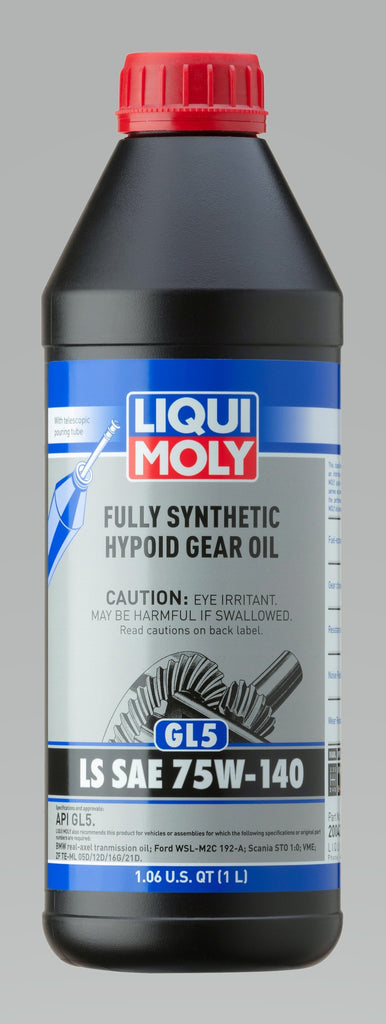LIQUI MOLY - Gear Oils - LIQUI MOLY 1L Fully Synthetic Hypoid Gear Oil (GL5) LS SAE 75W-140 - Anything Coyote