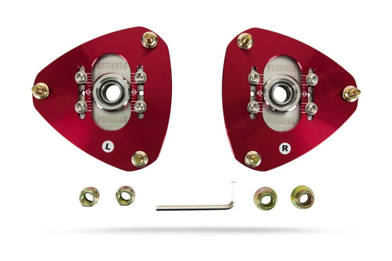 Pedders - Alignment Kits - Pedders 2015+ Ford Mustang Front Strut Mount Adjustable Camber Plates (for Kit ped-160099) - Anything Coyote