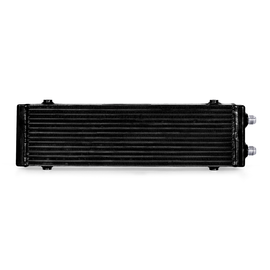 Mishimoto - Oil Coolers - Mishimoto Universal Large Bar and Plate Dual Pass Black Oil Cooler - Anything Coyote