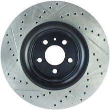 Load image into Gallery viewer, Stoptech - Brake Rotors - Slot &amp; Drilled - StopTech Slotted &amp; Drilled Sport Brake Rotor - 2015 Ford Mustang Non-Brembo - Front Left - Anything Coyote
